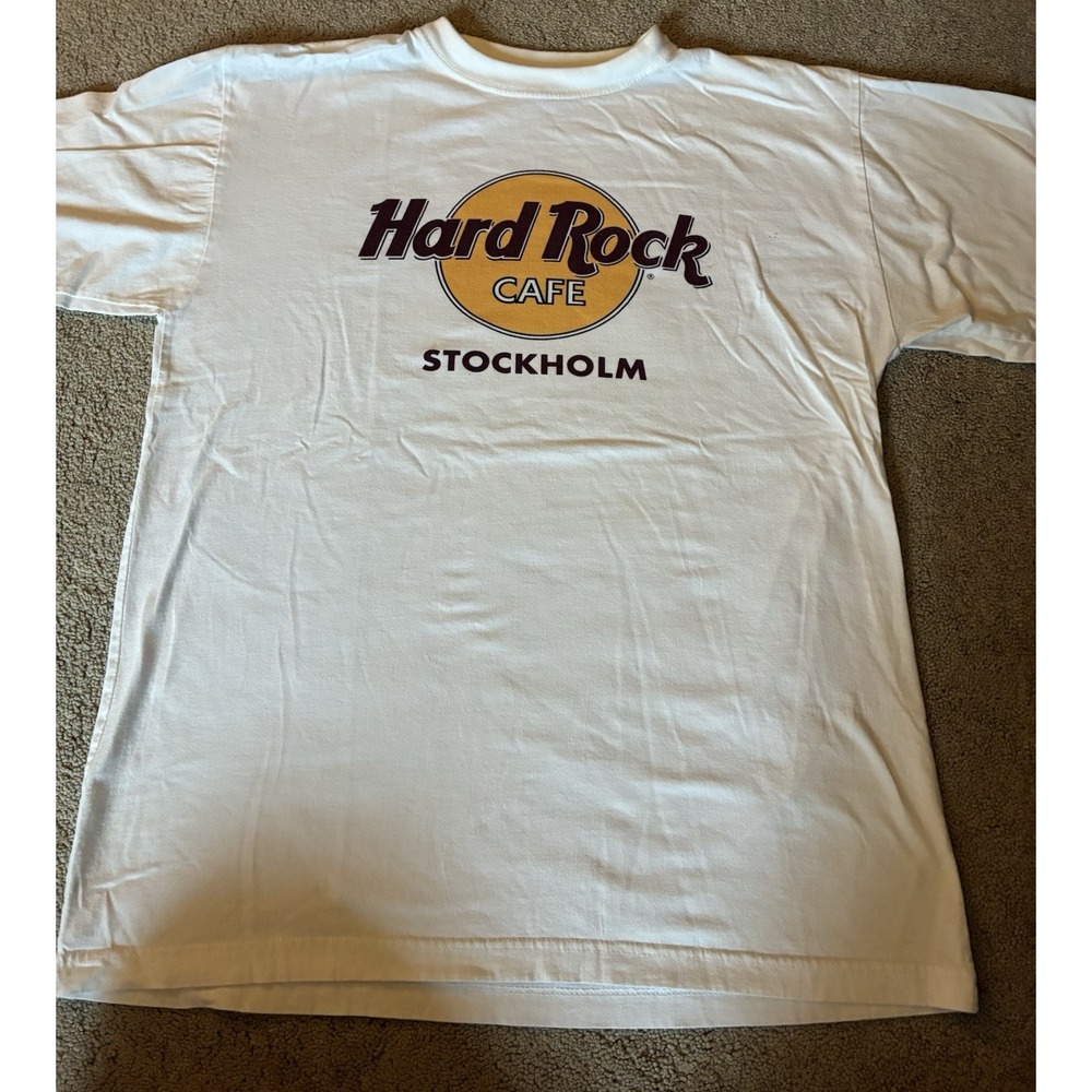Vintage Hard Rock Cafe London Mens XL T Shirt White